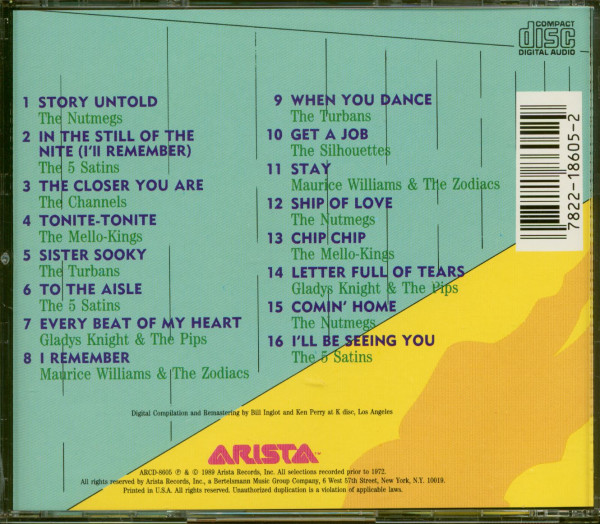 Echoes Down The Hall - 16 Original Doo-Wop Classics (CD)