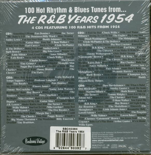 The R&B Years 1954 (4-CD)