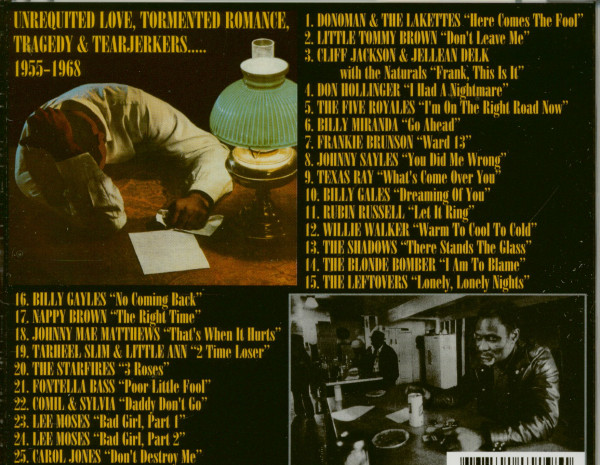 All Tore Up ... Unrequited Love, Tormented Romance, Tragedy & Tearjerkers .... 1955-1968 (CD)