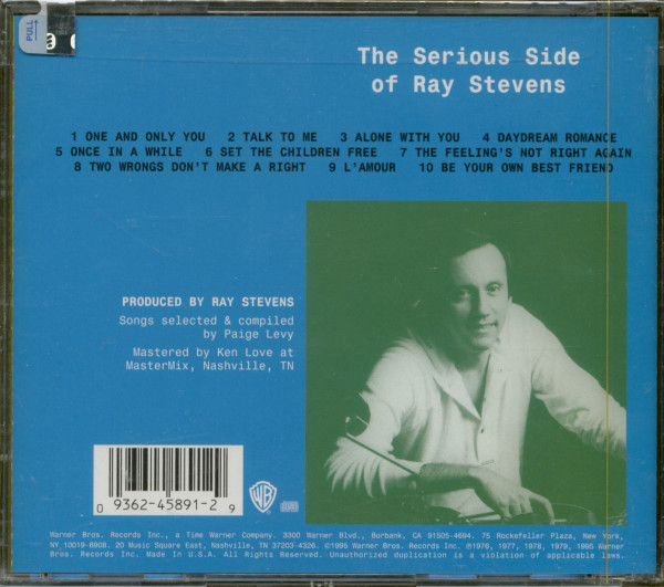 The Serious Side Of Ray Stevens (CD)