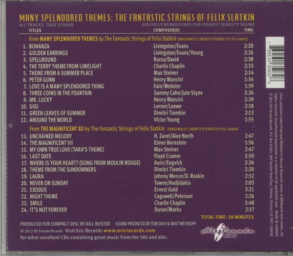 Many Splendored Themes (CD)