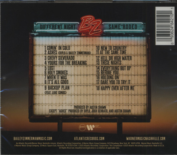 Different Night Same Rodeo (CD)