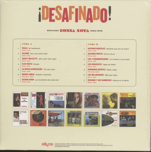 Desafinado - Spanish Bossa Nova 1963 - 1975 (LP, Ltd.)