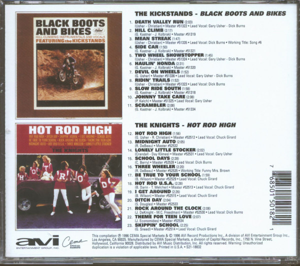 Gary Usher Greats Vol.1 The Kickstands vs The Knights (CD)
