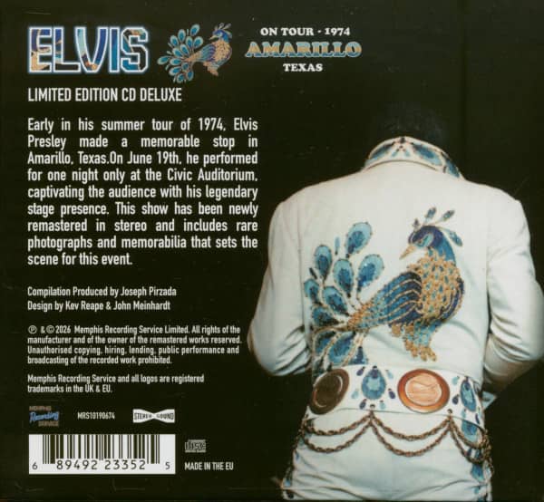 On Tour 1974 - Amarillo Texas (CD)