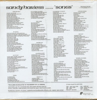 Preview: Sandy Harless Songs (LP) Preview: Sandy Harless Songs (LP)