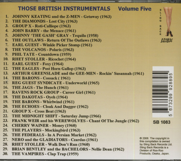 Those British Instrumentals Vol.5 (CD)
