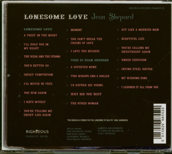 Lonesome Dove (CD)