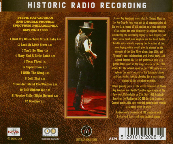 Spectrum Philadelphia 23rd May 1988 (CD)