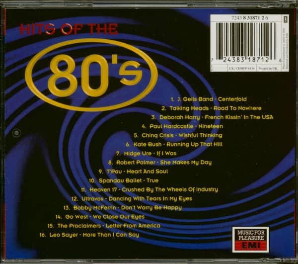 Hit's Of The 80's (CD)