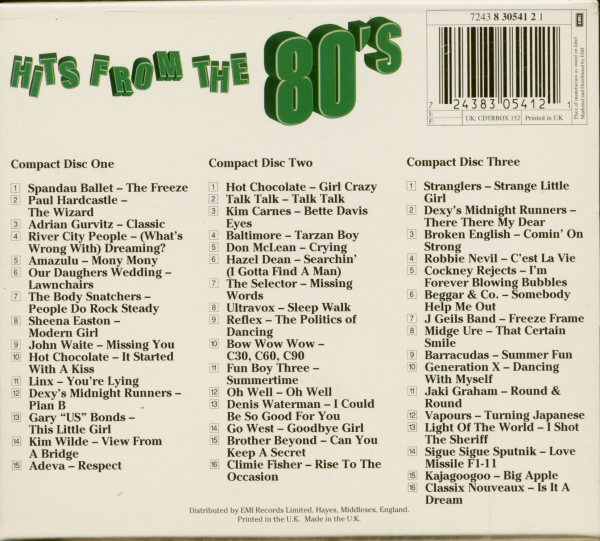 Hits From The 80's (3-CD)