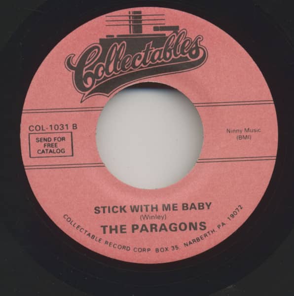 The Vows Of Love - Stick With Me Baby (7inch, 45rpm)