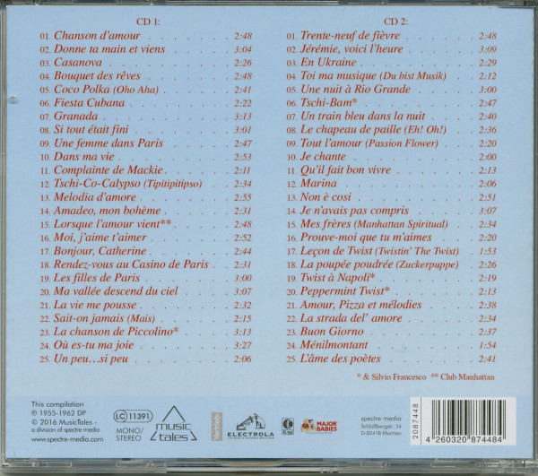 Chanson D'Amour: 50 große Erfolge (2-CD)