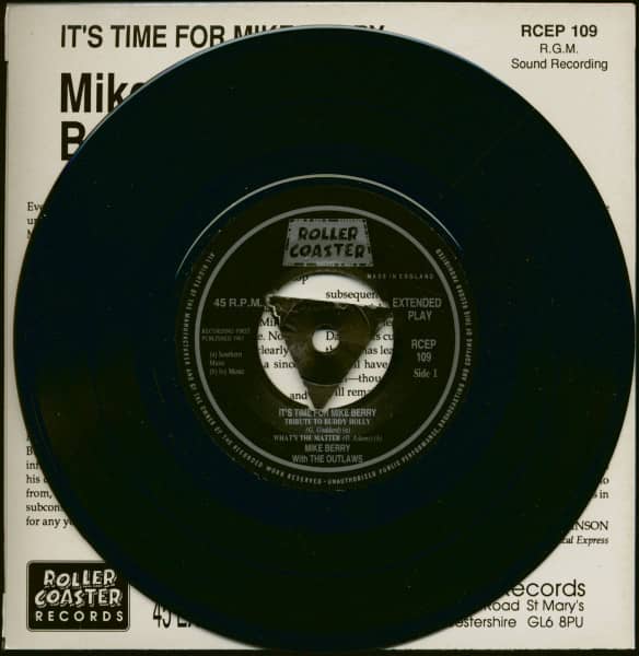 It's Time For Mike Berry (7inch EP, 45rpm, PS, TC)