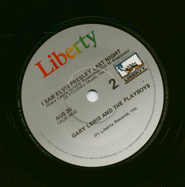 This Diamond Ring - I Saw Elvis Presley Last Night (7inch, 45rpm, SC)