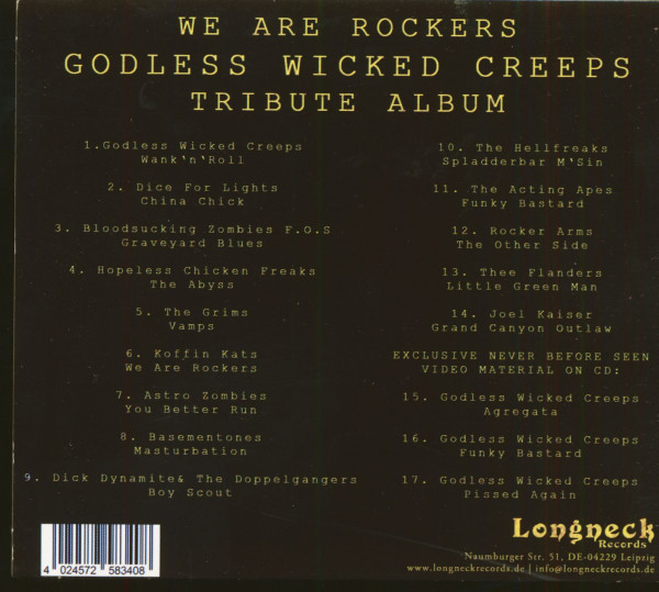 We Are Rockers - Godless Wicked Creeps Tribute (CD)