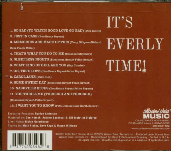 It's Everly Time (CD)
