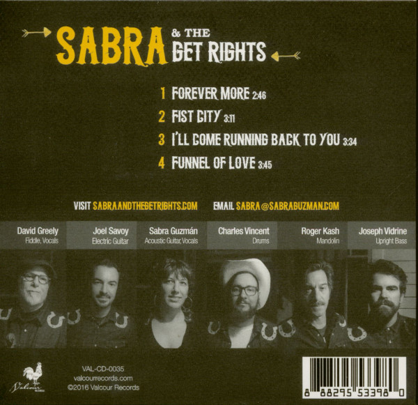 Sabra & The Get Rights (CD, EP, Papersleeve)