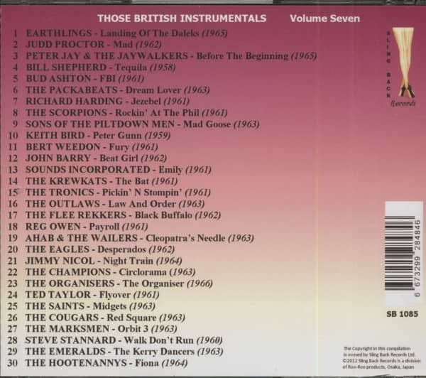 Those British Instrumentals Vol.7 (CD)