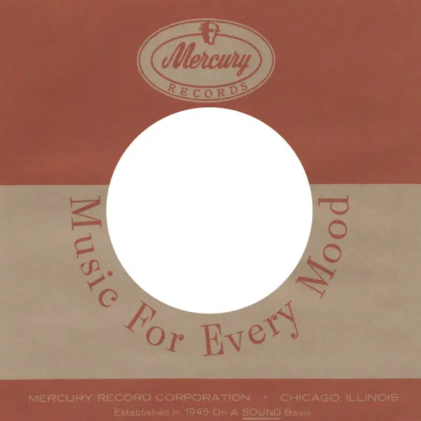 (10) Mercury 2, USA - 45rpm record sleeve - 7inch Single Cover