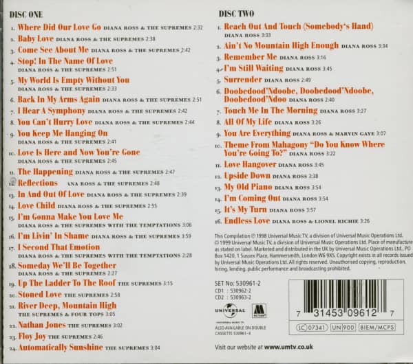 40 Golden Motown Greats (2-CD)