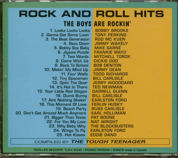 Rock'n'Roll Hits Vol.4 - The Boys Are Rockin' (CD)