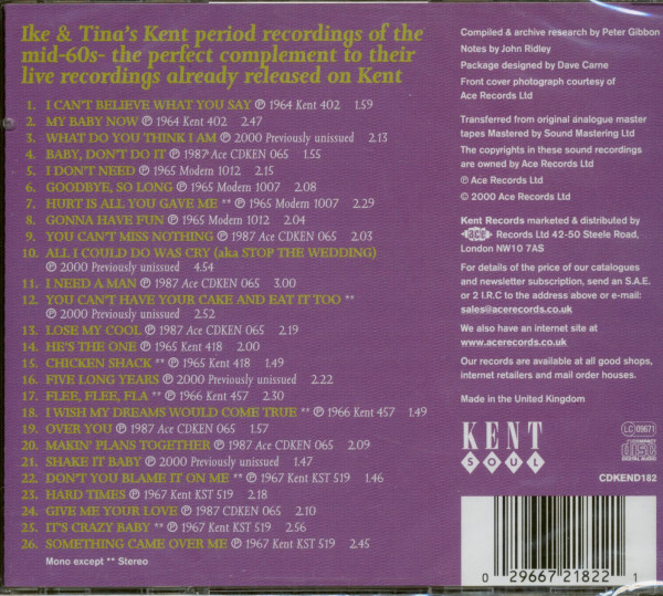 The Kent Years (CD)