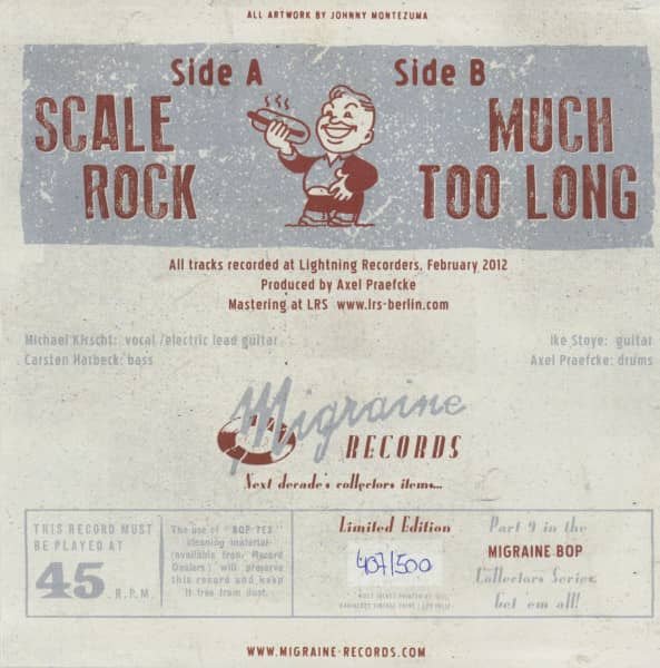 Scale Rock - Much Too Long (7inch, 45rpm, PS, Ltd.)