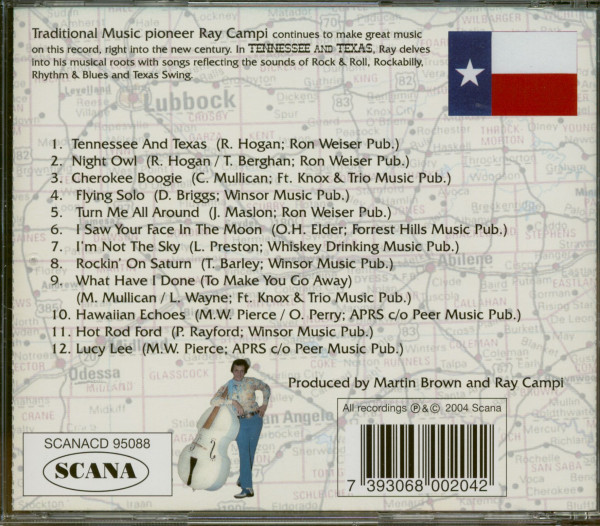Tennessee & Texas - featuring Pat Reyford (CD)