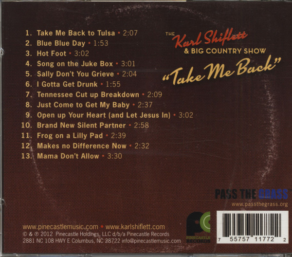 Take Me Back (CD)