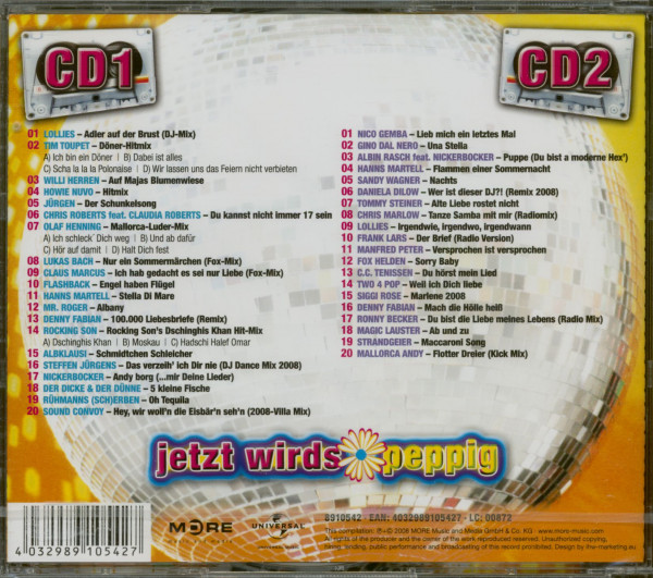 Die Ultimative Schlagerparade - Jetzt Wird's Peppig (2-CD)