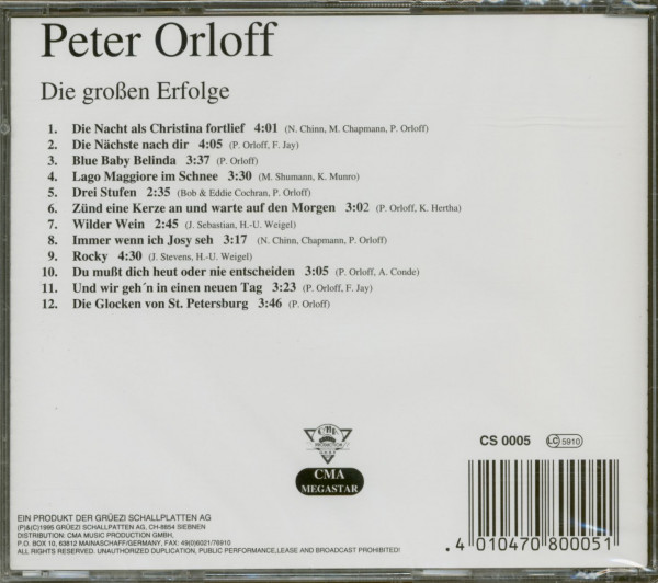 Die Großen Erfolge (CD)