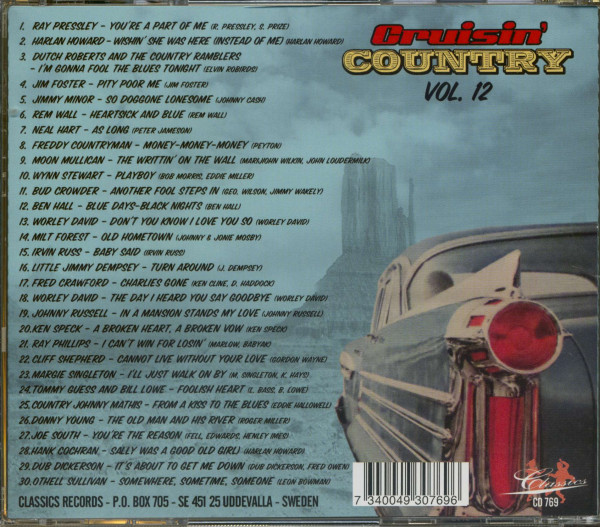 Cruisin' Country Vol. 12