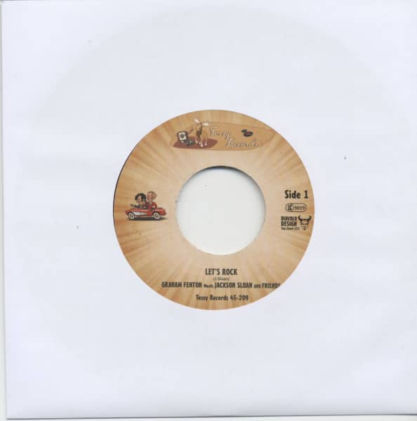 Graham Fenton Meets Jackson Sloan And Friends - Let's Rock (7inch , 45rpm)