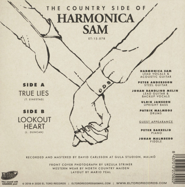 The Country Side Of Harmonica Sam (7inch, 45rpm, PS)