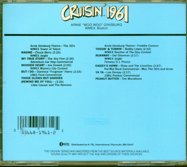 Cruisin' 1961 (CD)