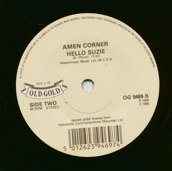 (If Paradise Is) Half As Nice - Hello Suzie (7inch, 45rpm, SC)