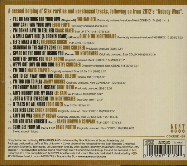 Everybody Makes A Mistake - Stax Southern Soul Vol.2 (CD)