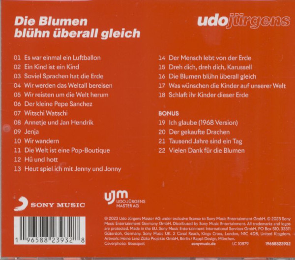Die Blumen Blühn Überall Gleich (CD)