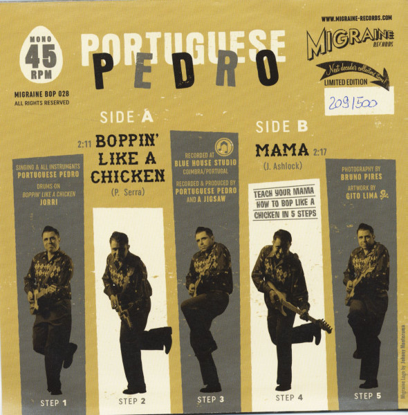 Boppin' Like A Chicken (45rpm, 7inch, PS)