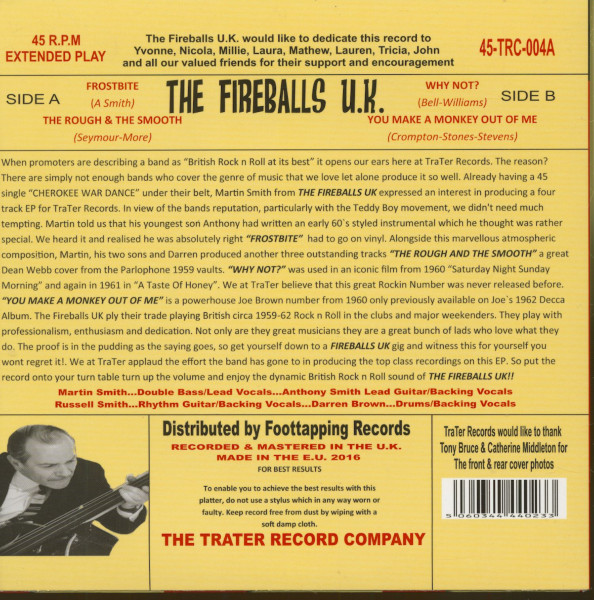 The Fireballs U.K. (7inch, 45rpm, EP, PS)