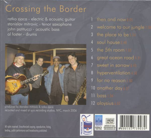 Crossing The Border (CD)