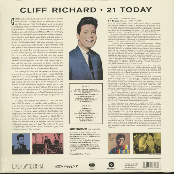 21 Today (LP, 180g Vinyl)