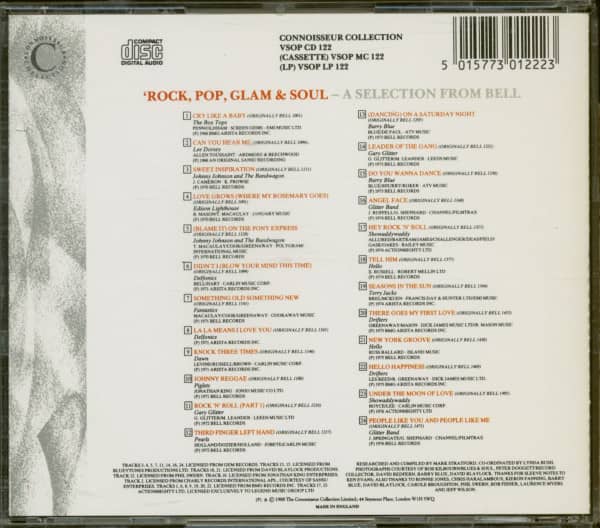 Rock, Pop, Glam & Soul - A Selection From Bell (CD)