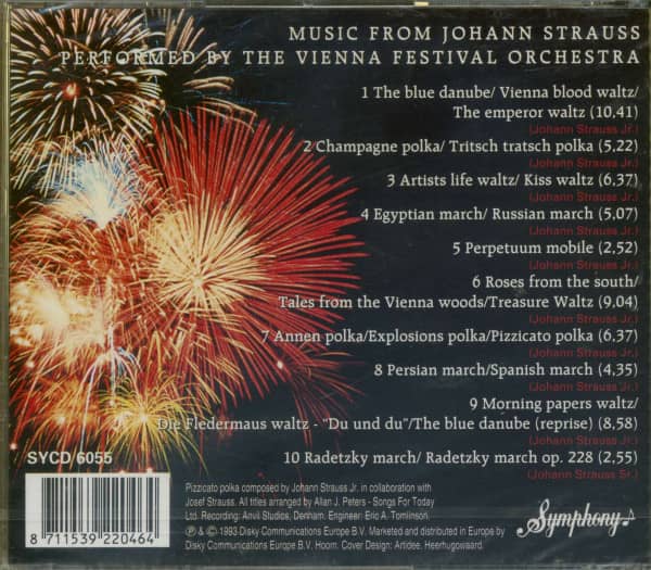 The Vienna Festival Orchestra - Highlights From A New Year's Concert (CD)