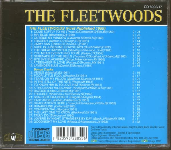 The Fleetwoods - Gretchen, Gary & Barbara (CD)