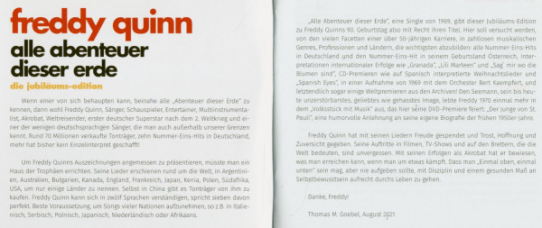 Alle Abenteuer dieser Erde - Die Jubiläums Edition (2-CD, 1-DVD)
