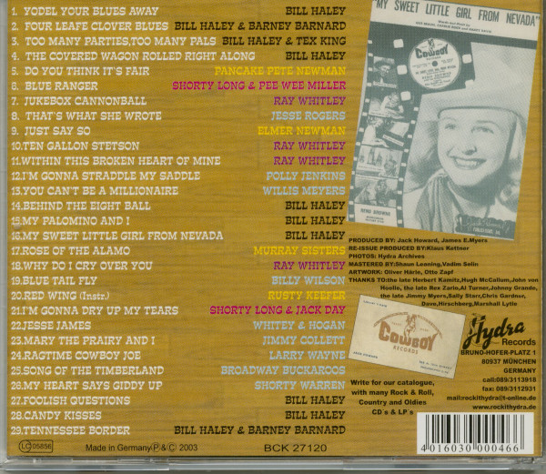 The Legendary Cowboy Recordings (CD)