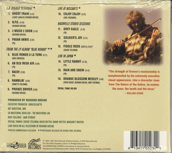 The Greene Fiddler (CD)