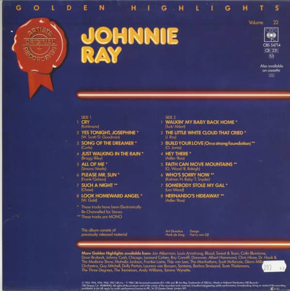 Golden Highlights Vol. 22 (LP)